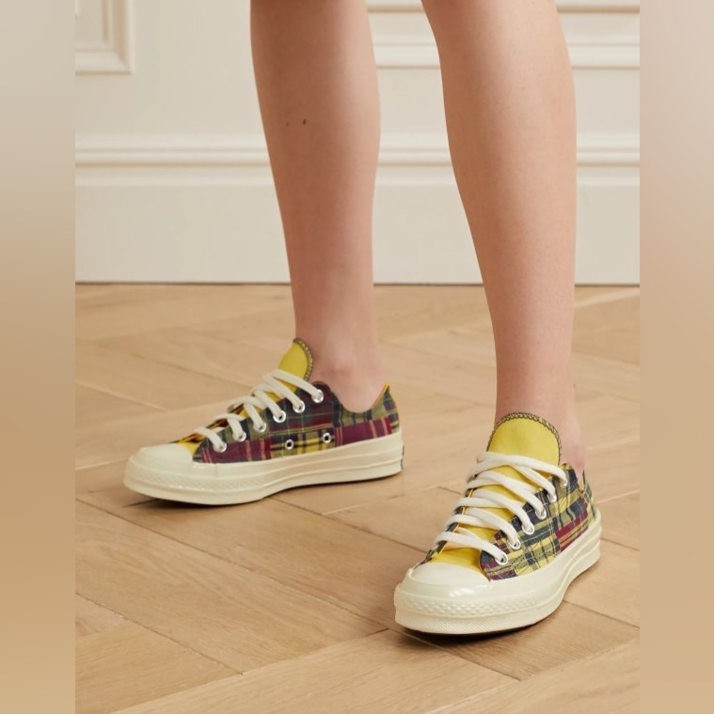 Converse Twisted Prep Chuck 70 checked canvas sneakers
